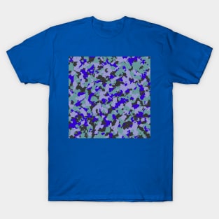 Camouflage Blue Turquoise T-Shirt